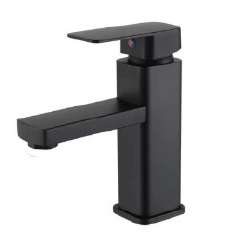 TORNEIRA MONOCOMANDO METAL COM ABS PRETA